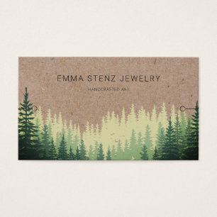 Bracelet Display Card ・ Rustikaler Pinienwald