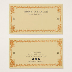 Bracelet Display Card ・ Vintages Retro-Ephemera