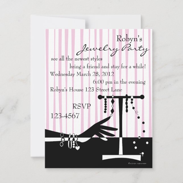 Bracelet Escapades Einladung (Vorderseite)