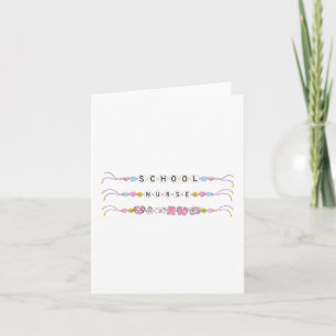 Bracelet Nurve Back to School Life Niedlich Team f Karte