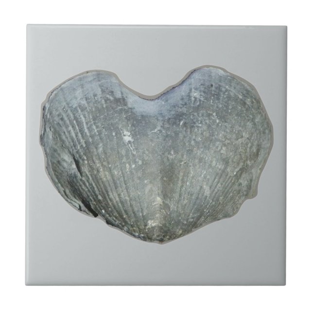 Brachiopod Herz Fliese (Vorderseite)