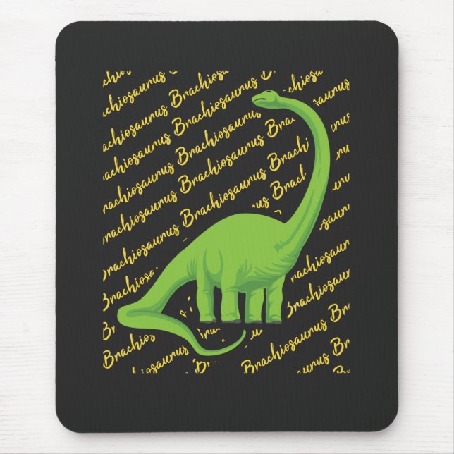Brachiosaurus Dinosaur Mousepad (Vorne)