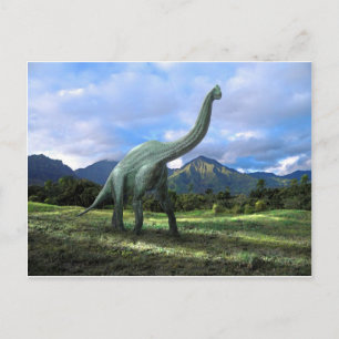 Brachiosaurus Dinosaur Postkarte