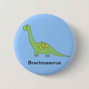 Brachiosaurus-Dinosaurier Button