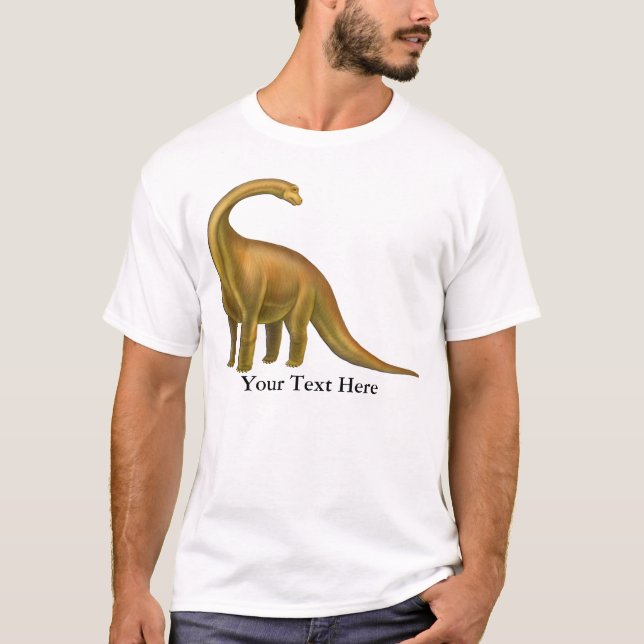 Brachiosaurus-Dinosaurier-Erwachsen-T - Shirt (Vorderseite)