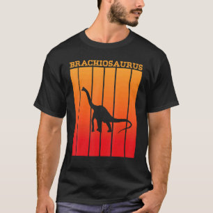 Brachiosaurus Shadow Silhouette bei Sunset T-Shirt