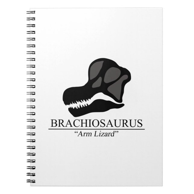 Brachiosaurus Skull Notizblock (Vorderseite)
