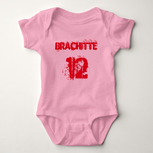 brachitte baby strampler (Vorderseite)