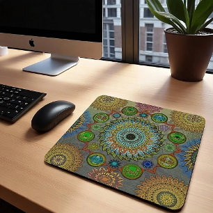 Brachyuras symbolische Kunst der Mandala Mousepad