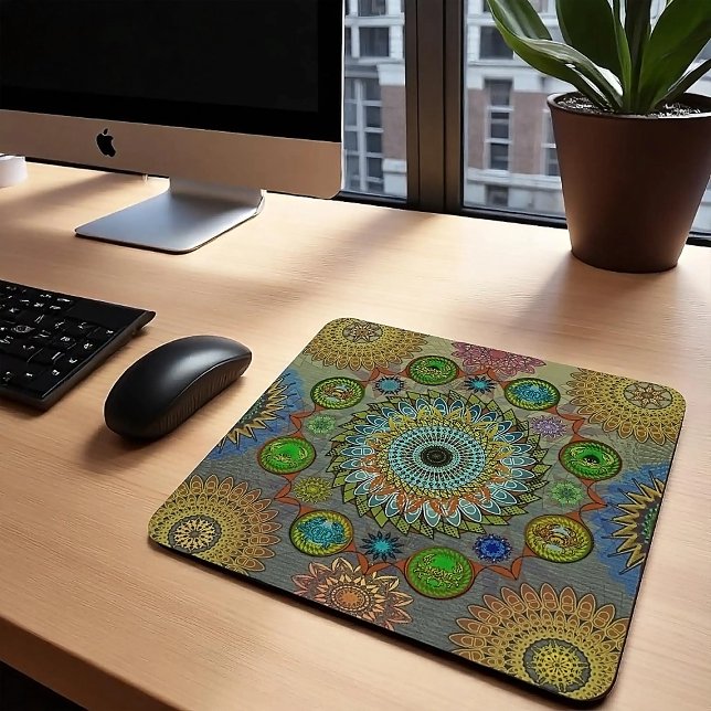 Brachyuras symbolische Kunst der Mandala Mousepad (Von Creator hochgeladen)