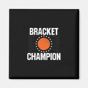 Bracket Champion College Sketll Turnier-Shirt G Magnet