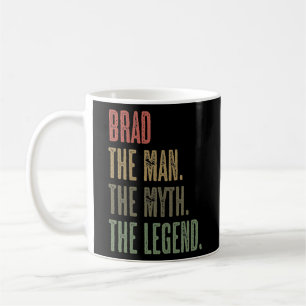 BRAD den Mann, den Mythos, die LEGEND FUNNY Mens B Kaffeetasse