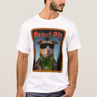Brad-Grube für weiße t-shrirts T-Shirt
