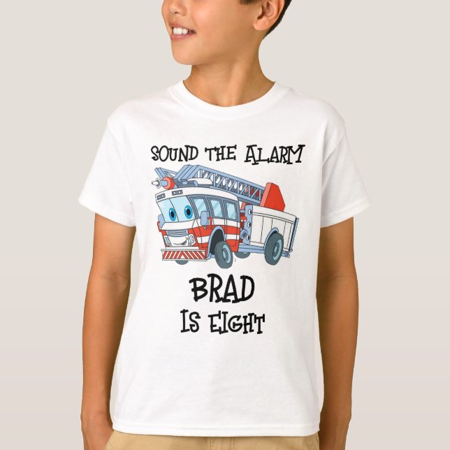 Brad is Aight Fire Truck T-Shirt (Vorderseite)