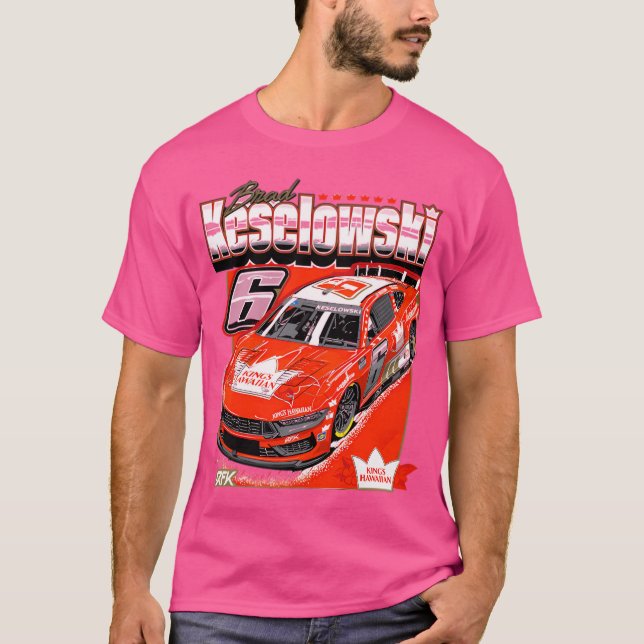 Brad Keselowski Classic Kings Hawaiian Edition T-Shirt (Vorderseite)