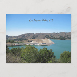 Bradbury-Staudamm in Cachuma Lake bei Santa Ynez Postkarte