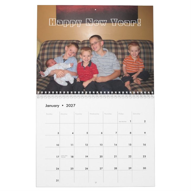Bradd Familien-Kalender 2013 Kalender (Jan 2027)