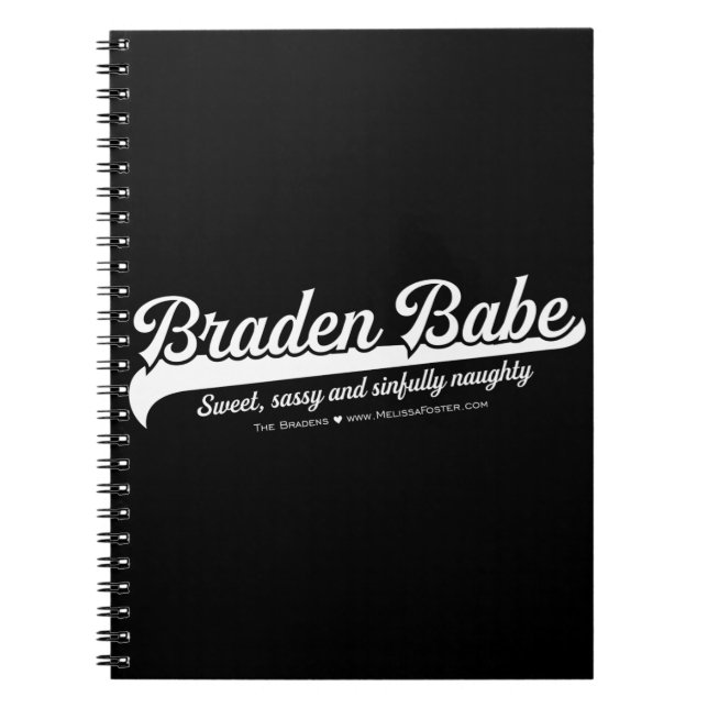 Braden Babe 6,5" x 8,75" Notebook Notizblock (Vorderseite)