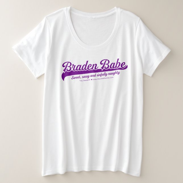 Braden Babe Tshirt bis zu 4x (Design vorne)