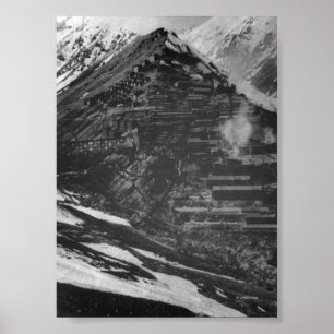 Braden Kupferminen im Chili Poster