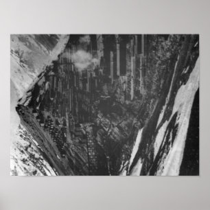 Braden Kupferminen in der Chili-Fotografie Poster