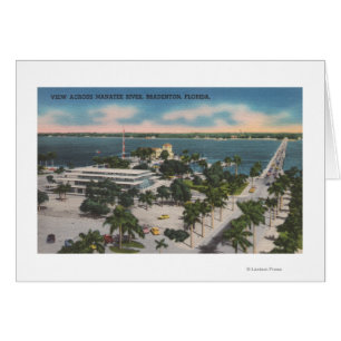 Bradenton, Florida - Ansicht über Manatis-Fluss