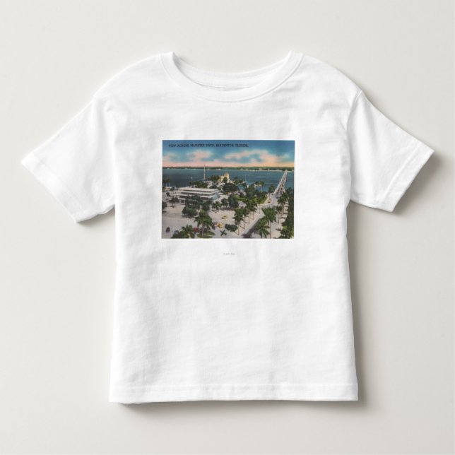 Bradenton, Florida - Ansicht über Manatis-Fluss Kleinkind T-shirt (Vorderseite)