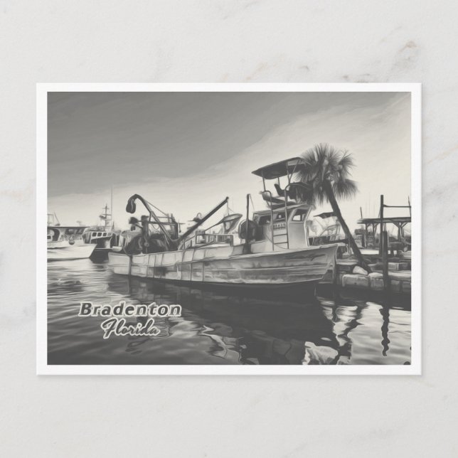 BRADENTON FLORIDA POSTKARTE (Vorderseite)