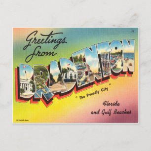 Bradenton Florida Postkarte