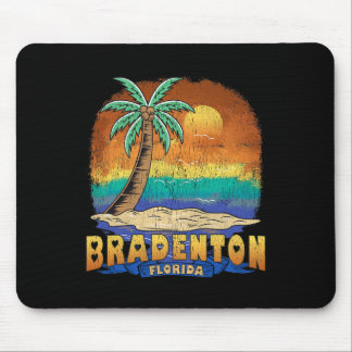 Bradenton Florida Vintag Distressed Souvenir Mousepad