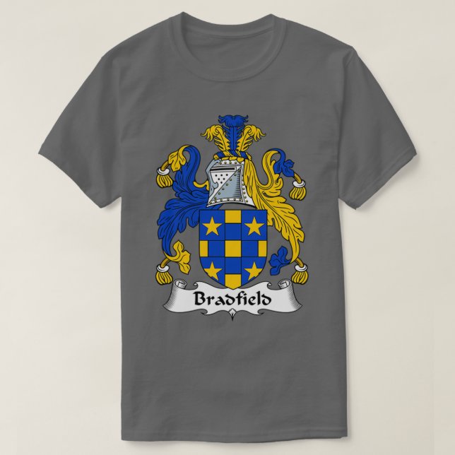 Bradfield Coat of Arms Familienwappen T-Shirt (Design vorne)