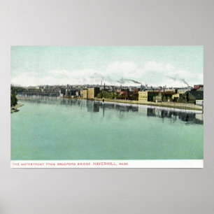 Bradford Bridge View auf der Wasserfront Poster