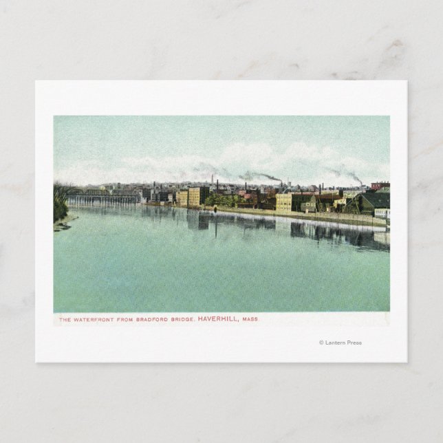 Bradford Bridge View auf der Wasserfront Postkarte (Vorderseite)