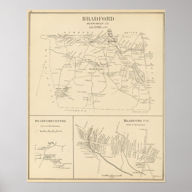 Bradford, Merrimack Poster (Vorne)