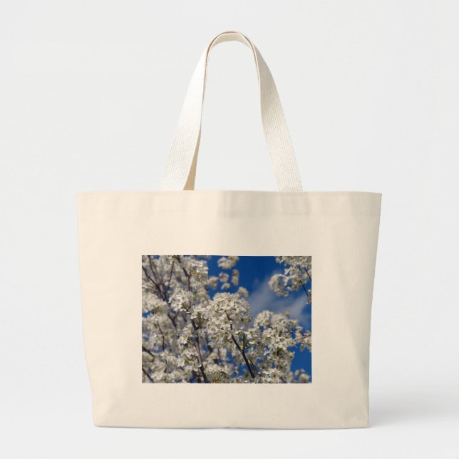Bradford Pear Blooms Jumbo Stoffbeutel (Vorne)