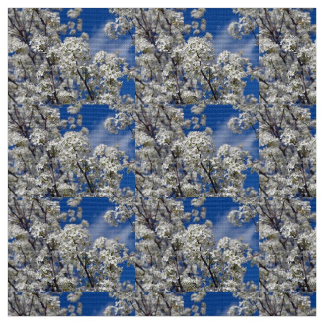 Bradford Pear Blooms Stoff (Muster)