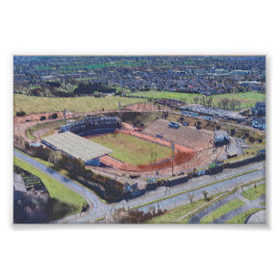 Bradford Rugby League, Odsal Stadium Coral Stand Fotodruck