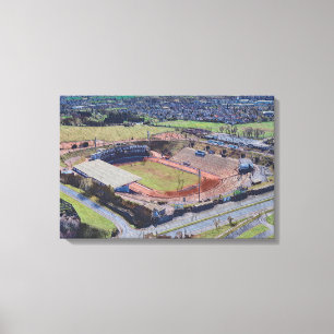 Bradford Rugby League, Odsal Stadium Coral Stand Leinwanddruck
