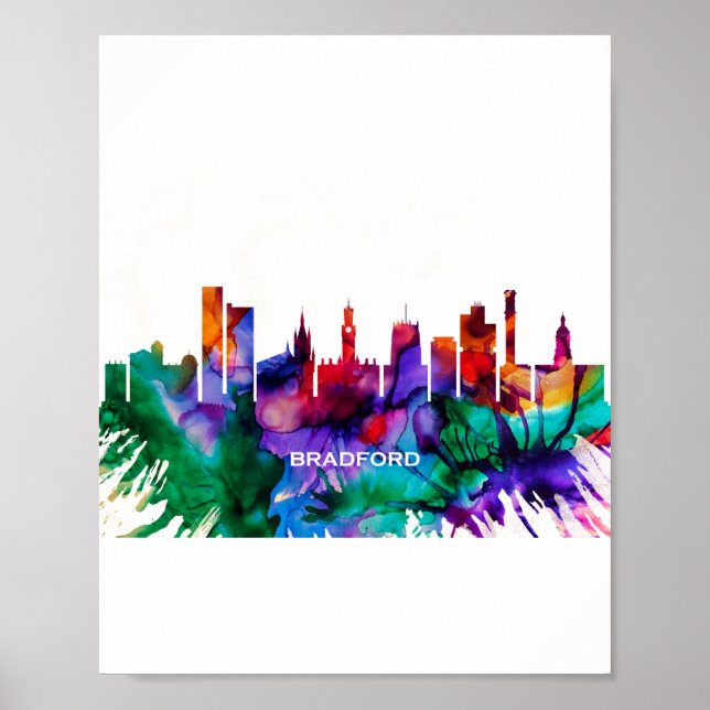 Bradford Skyline Poster (Vorne)