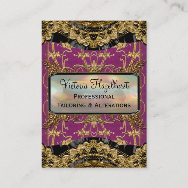 Bradfordshire Lola elegantes berufliches Visitenkarte (Vorderseite)