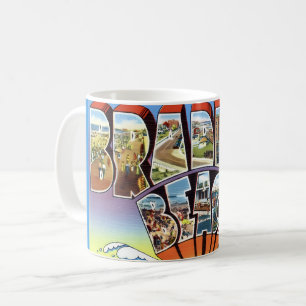 Bradley Beach NJ Postkarte Kaffeetasse