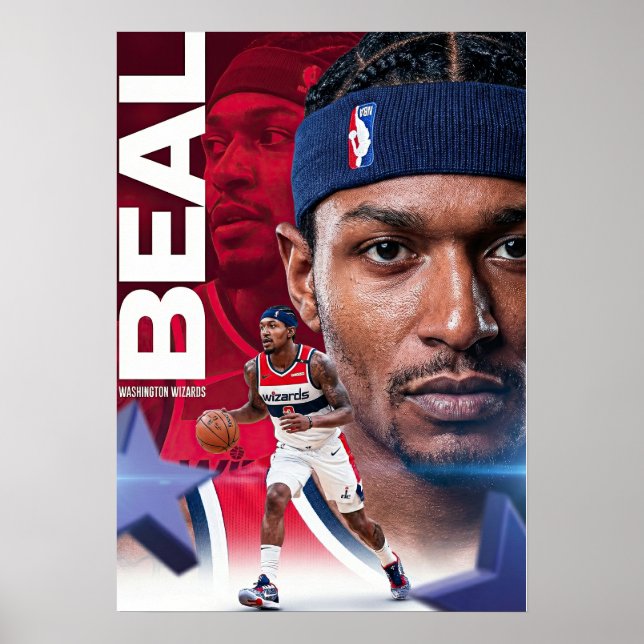  Bradley Beal | Washington Wizards All-Star Poster (Vorne)