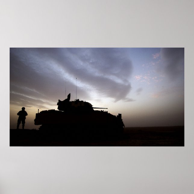 Bradley Fighting Vehicle Poster (Vorne)