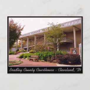 Bradley Landkreis Courthouse - Cleveland, TN Postkarte