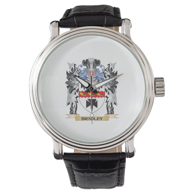 Bradley-Wappen - Familienwappen Armbanduhr (Vorderseite)