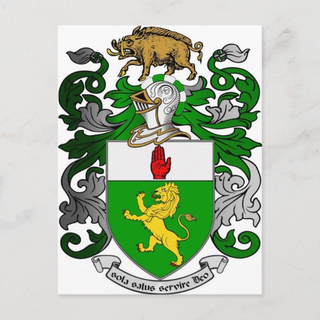 BRADLEY-WAPPEN POSTKARTE (Vorderseite)