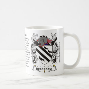 Bradshaw Familien-Wappen Tasse