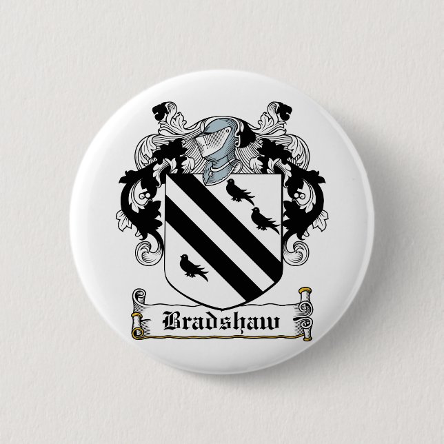 Bradshaw Familienwappen Button (Vorderseite)
