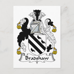 Bradshaw-Familienwappen Postkarte