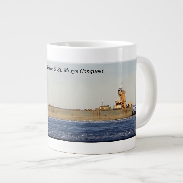 Bradshaw McKee & St. Marys Conquest Jumbo Tasse (Vorderseite Rechts)